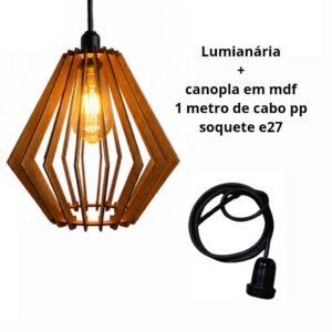 Kit Luminária Diamante